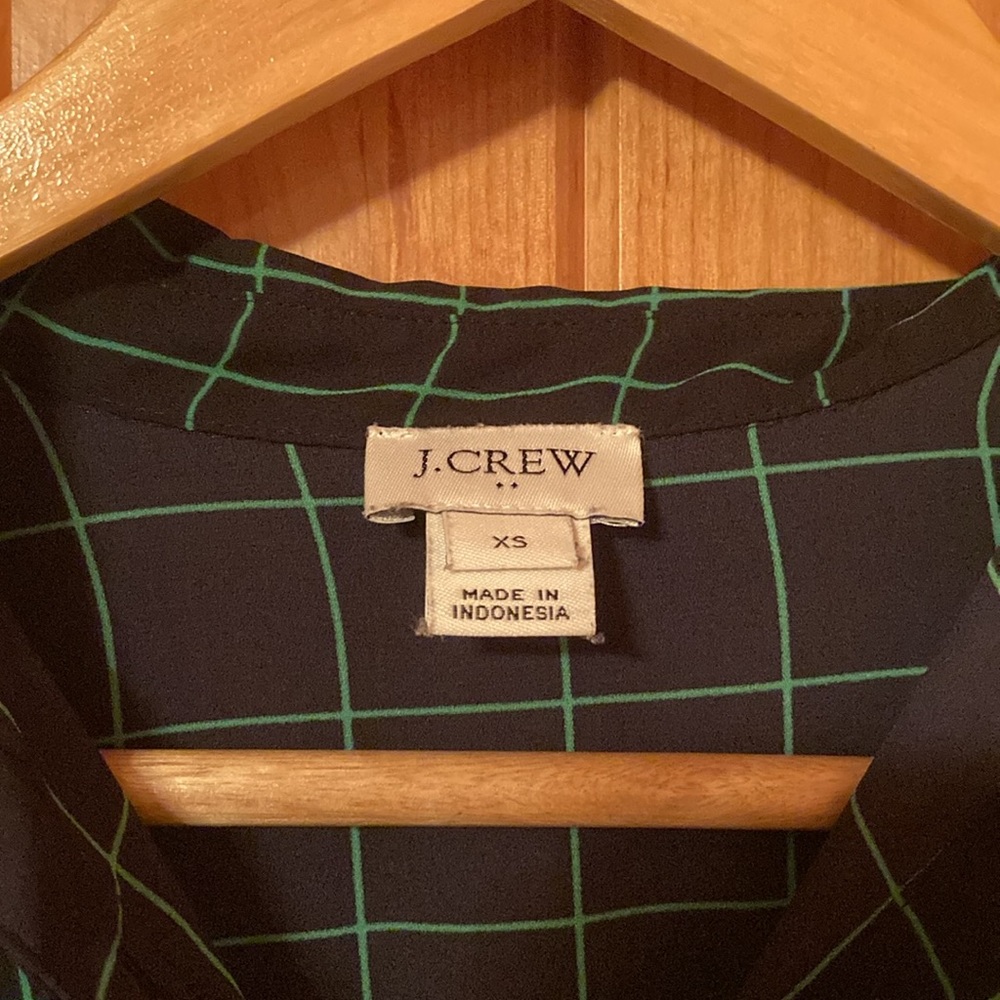 Silk Button-Up From Jcrew Factory, Xs, Like New - image 2